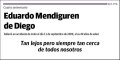 MENDIGUREN DE DIEGO,EDUARDO