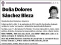 SANCHEZ BLEZA,DOLORES
