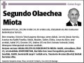OLAECHEA MIOTA,SEGUNDO