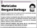 IBERGARAI BARINAGA,MARIA LUISA