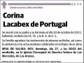 LACABEX DE PORTUGAL,CORINA
