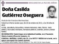 GUTIERREZ OSEGUERA,CASILDA