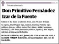 FERNANDEZ IZAR DE LA FUENTE,PRIMITIVO