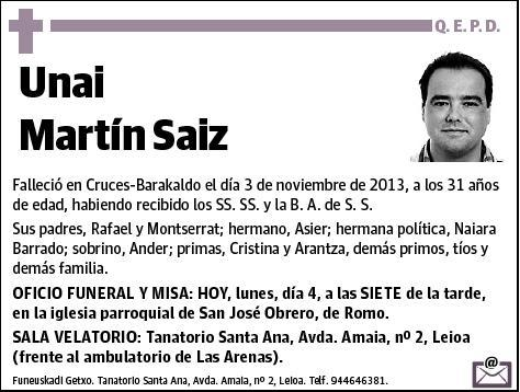 MARTIN SAIZ,UNAI