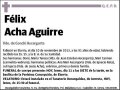 ACHA AGUIRRE,FELIX