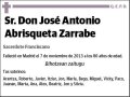 ABRISQUETA ZARRABE,JOSE ANTONIO