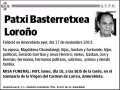 BASTERRETXEA LOROÑO,PATXI