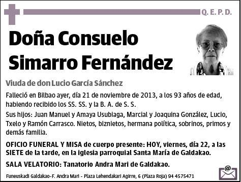 SIMARRO FERNANDEZ,CONSUELO