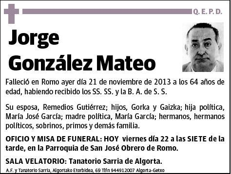 GONZALEZ MATEO,JORGE