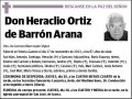 ORTIZ DE BARRON ARANA,HERACLIO