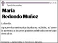 REDONDO MUÑOZ,MARIA