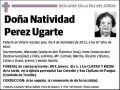 PEREZ UGARTE,NATIVIDAD