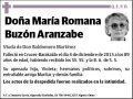BUZON ARANZABE,MARIA ROMANA