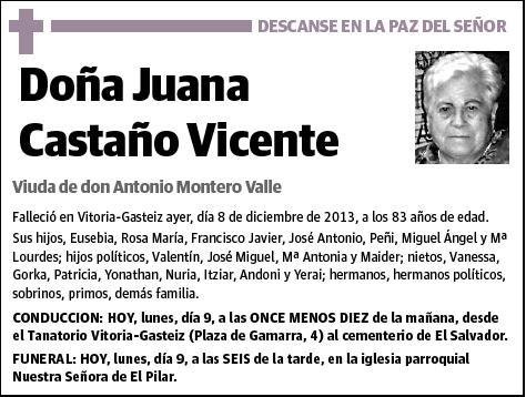 CASTAÑO VICENTE,JUANA