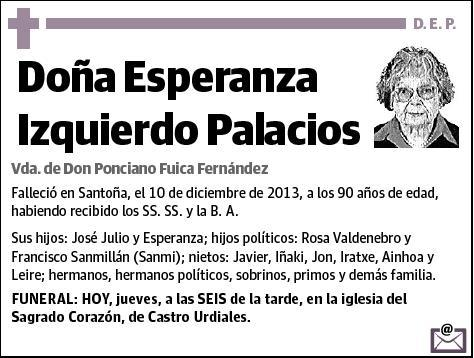 IZQUIERDO PALACIOS,ESPERANZA