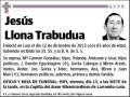 LLONA TRABUDUA,JESUS