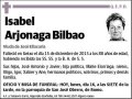 ARJONAGA BILBAO,ISABEL