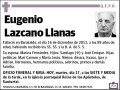 LAZCANO LLANAS,EUGENIO