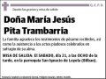 PITA TRAMBARRIA,MARIA JESUS