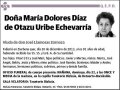 DIAZ DE OTAZU URIBE ECHEVARRIA,MARIA DOLORES