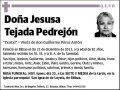 TEJADA PEDREJON,JESUSA