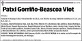 GORRIÑO-BEASCOA VIOT,PATXI