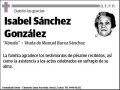 SANCHEZ GONZALEZ,ISABEL