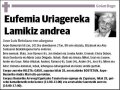 URIAGEREKA LAMIKIZ,EUFEMIA