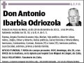 IBARBIA ODRIOZOLA,ANTONIO
