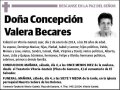 VALERA BECARES,CONCEPCION