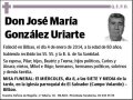 GONZALEZ URIARTE,JOSE MARIA