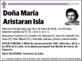 ARISTARAN ISLA,MARIA