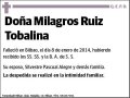 RUIZ TOBALINA,MILAGROS