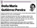GUTIERREZ PEREIRA,MARIA