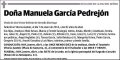 GARCIA PEDREJON,MANUELA