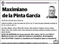 DE LA PINTA GARCIA,MAXIMIANO