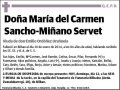 SANCHO-MIÑANO SERVET,MARIA DEL CARMEN