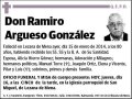 ARGUESO GONZALEZ,RAMIRO