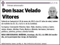 VELADO VITORES,ISAAC