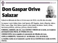 ORIVE SALAZAR,GASPAR