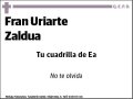 URIARTE ZALDUA,FRAN