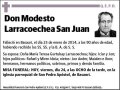 LARRACOECHEA SAN JUAN,MODESTO
