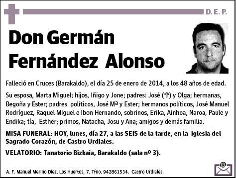 FERNANDEZ ALONSO,GERMAN