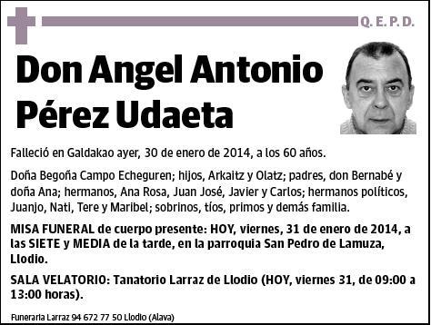 PEREZ UDAETA,ANGEL ANTONIO