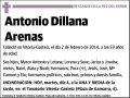 DILLANA ARENAS,ANTONIO