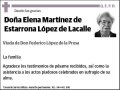 MARTINEZ DE ESTARRONA LOPEZ DE LA CALLE,ELENA