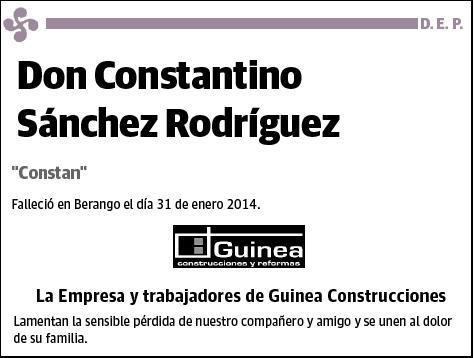 SANCHEZ RODRIGUEZ,CONSTANTINO