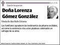 GOMEZ GONZALEZ,LORENZA