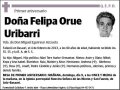 ORUE URIBARRI,FELIPA