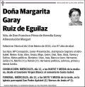 GARAY RUIZ DE EGUILAZ,MARGARITA